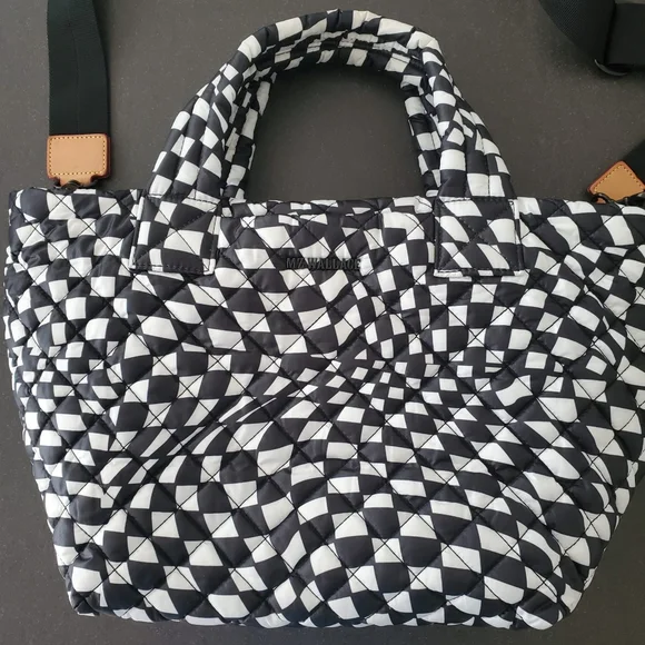 MZ WALLACE Small Metro Tote Deluxe, Checkerboard - Picture 5 of 13